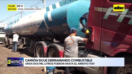 Siguen sin determinar qué cantidad de gasoil llegó a perder el camión cisterna boliviano