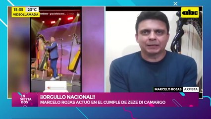 Arpista paraguayo brilló en el cumpleaños de Zezé Di Camargo