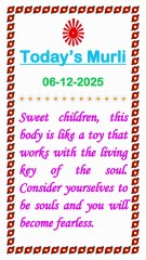 🇲🇰 Essence of Today’s Murli 6 December 2025 English in Male Voice| BRAHMA KUMARIS