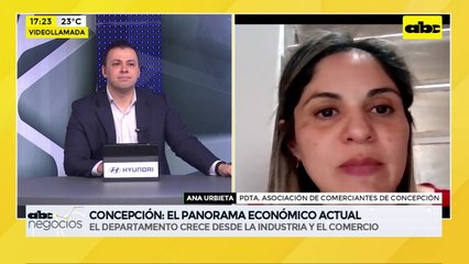 ABC Negocios - Entrevista a Ana Urbieta, presidenta de la Aso. de Comerciantes de Concepción