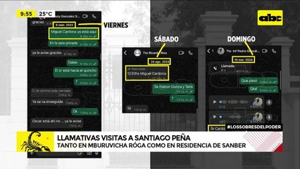 #LosSobresDelPoder: hallazgo de sobres en Mburuvicha Róga destapan visitas fuera de agenda