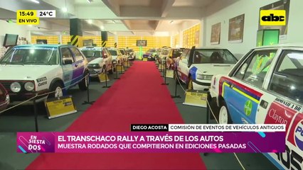 Exposición temporal de autos históricos en el Touring y Automóvil Club Paraguayo