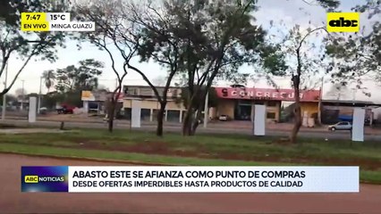 Abasto Este se afianza como punto de encuentro y compras en Minga Guazú