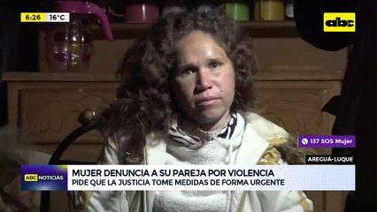 Víctima de violencia familiar no quiere que su caso termine en feminicidio