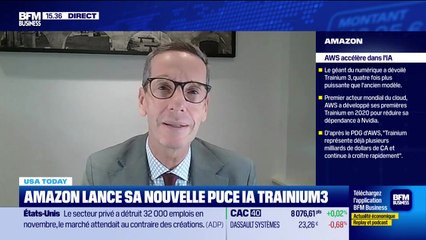 USA Today : "Amazon lance ses puces d'IA, Nvidia de plus en plus concurrencé", par John Plassard - 03/12