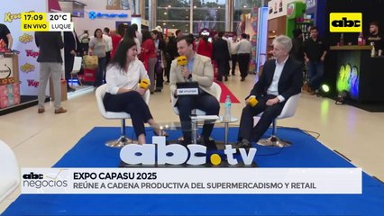 ABC Negocios en la Expo Capasu - Entrevista a Cecilia Muñoz y Ricardo Barton del Foro Paraguay Circular