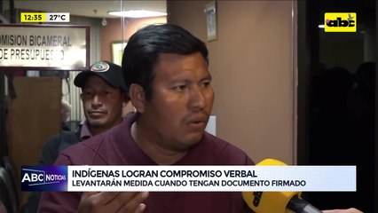 Indígenas logran compromiso, pero levantarán movilización solo con un documento firmado