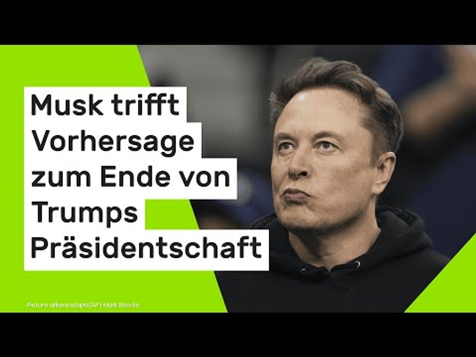 Elon Musk: Tesla-Chef trifft Vorhersage zum Ende von Trumps Präsidentschaft