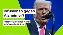 Infusionen gegen Alzheimer? Pflaster an seiner Hand schüren Gerüchte