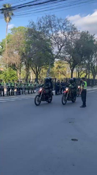 Megaoperativo policial en la marcha de “Gen Z Paraguay”