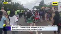 Indígenas endurecen protesta e insisten en la “destitución inmediata” Juan Ramón Benegas