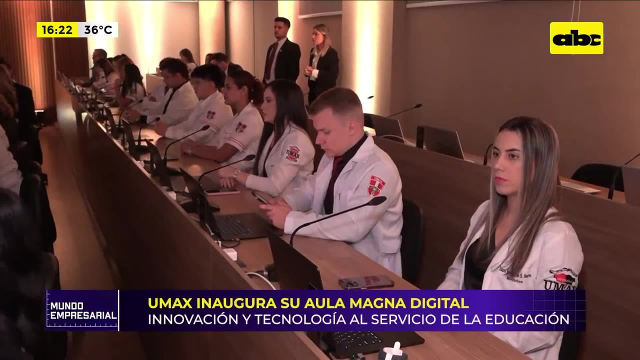 UMAX inaugura la primera Aula Magna Digital del Paraguay