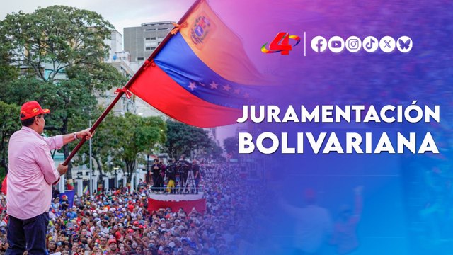 Venezuela Presidente Maduro lidera marcha por la juramentación de Comandos Bolivarianos Integrales