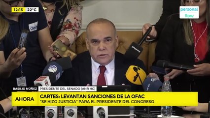 Presidente del Congreso celebra que Horacio Cartes sea borrado de la “lista negra” de la OFAC