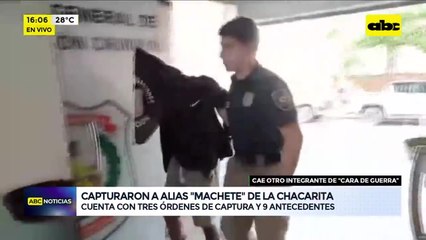 Detienen a presunto miembro de la banda “cara de guerra”: tiene 9 antecedentes y órdenes de captura