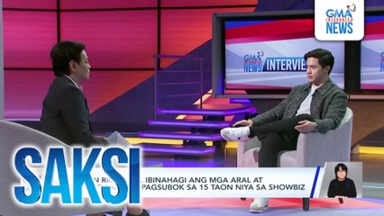 Alden Richards, ibinahagi ang mga aral at pinagdaanang pagsubok sa 15 taon niya sa showbiz | Saksi