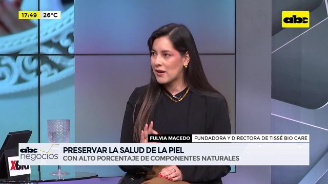ABC Negocios: Tissé Bio Care, un aliado para preservar la salud de la piel - Entrevista a Fulvia Macedo, fundadora y directora