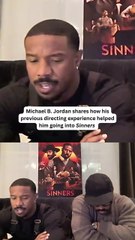 Michael B. Jordan Shares How His Previous Directing Experience Helped Him Going Into 'Sinners'