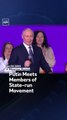 Putin Meets Members of State-run Movement