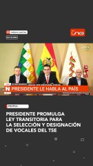 Presidente promulga Ley Transitoria para la Selección y Designación de Vocales del TSE