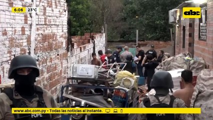 Megaoperativo en "el pantanal": casas allanadas, drogas incautadas y varios detenidos