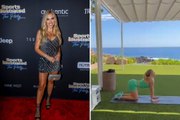 Chiefs owner’s daughter Gracie Hunt shows off her millionaire view during workout