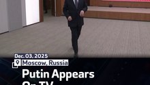 Putin Appears On TV After US Talks