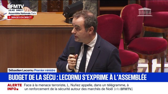 Budget de la Sécu: Je le redis, il n'y aura pas d'utilisation du 49.3 de la Constitution réaffirme Sébastien Lecornu