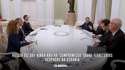 Rússia diz que ainda não há 'compromisso' sobre territórios ocupados na Ucrânia