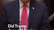 Did Trump doze off During a Government Meeting?