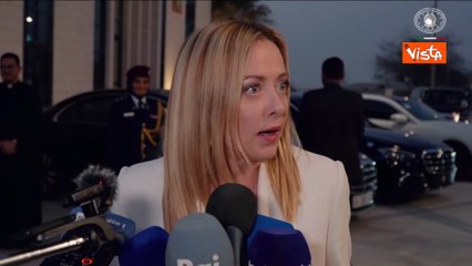 Meloni: Entro fine anno decreto per inviare aiuti per popolazione Ucraina