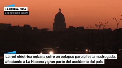 La Habana queda a oscuras tras colapso parcial de la red eléctrica de Cuba