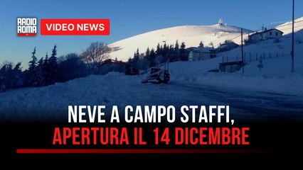 Neve a Campo Staffi, apertura il 14 Dicembre