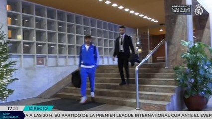 Llegada Real Madrid a San Mamés