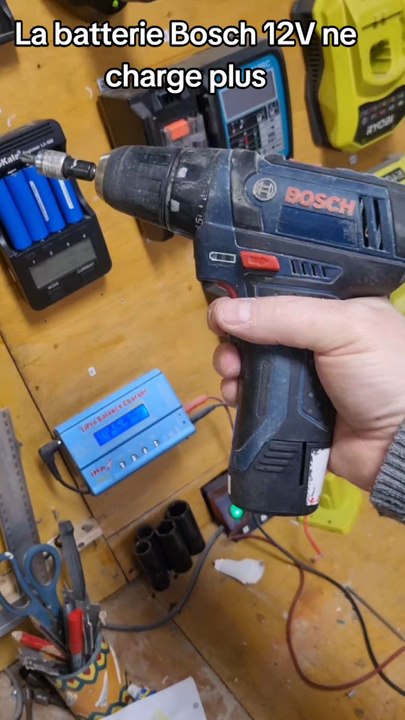 La batterie Bosch 12v ne prend plus la charge