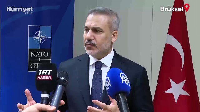 Dışişleri Bakanı Hakan Fidan'dan Brüksel’de açıklamalar