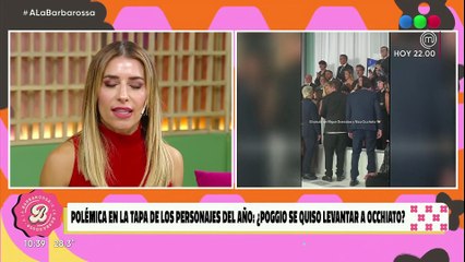 Julieta Poggio beboteó a Nico Occhiato