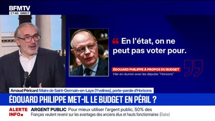 Vote du Budget: "Nous n'acceptons pas cette suspension de la réforme des retraites", affirme Arnaud Péricard, porte-parole d’Horizons