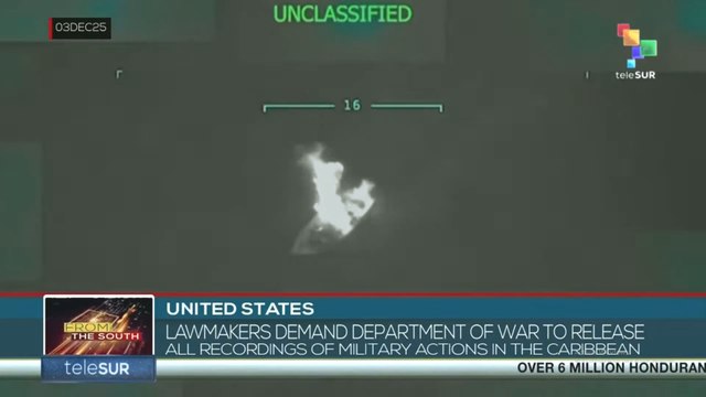 United States, lawmakers demand Department of War to release all recordings of military actions in the Caribbean