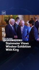 Steinmeier Views Windsor Exhibition With King