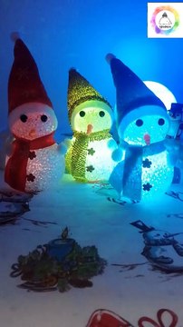 Işıklı Kardan Adamlar Yılbaşınız Keyifle Geçsin !