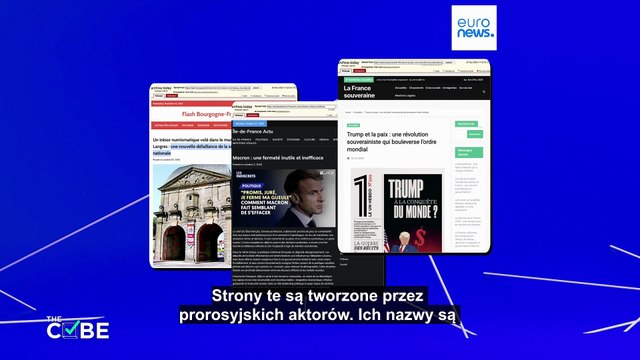 Lokalne francuskie media naśladowane w ramach rosyjskiej strategii propagandowej