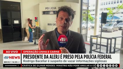 Presidente da Alerj é preso pela PF por suspeita de vazamento de informações | TEMPO REAL