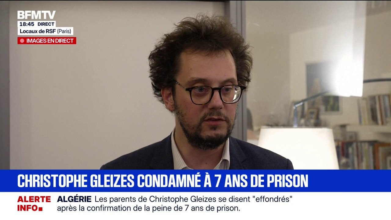 10 ans de prison requis contre le journaliste français Christophe Gleizes en Algérie: "Je tiens à vous dire le choc qui est le nôtre", réagit Thibaut Bruttin, directeur générale de RSF
