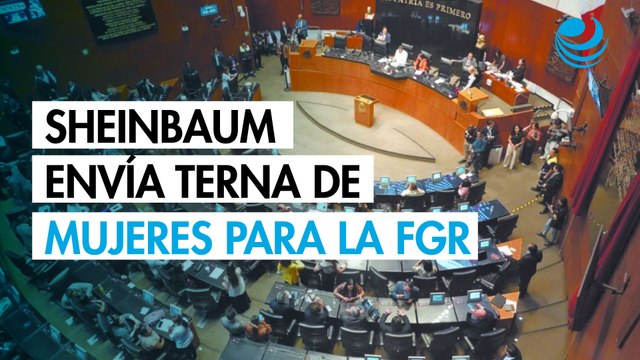 Es tiempo de mujeres”; Sheinbaum envía al Senado una terna para elegir a la nueva Fiscal General