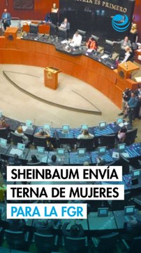 Es tiempo de mujeres”; Sheinbaum envía al Senado una terna para elegir a la nueva Fiscal General