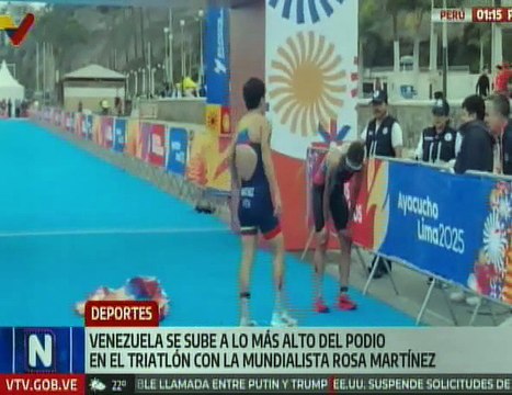 Dupla venezolana en triatlón Rosa Martínez y Génesis Ruiz se llevaron el oro en Juegos Bolivarianos