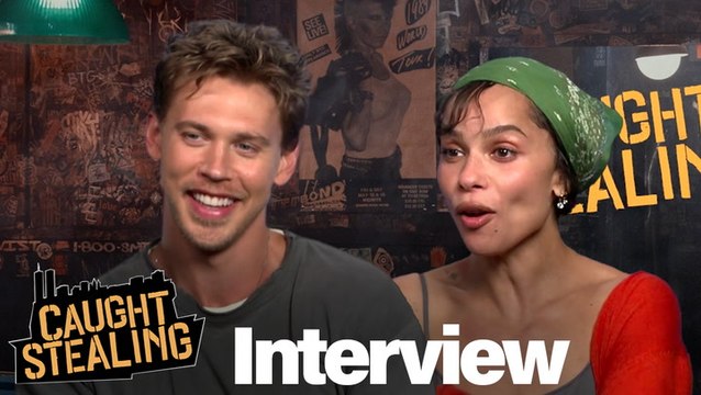 Austin Butler & Zoë Kravitz 'Caught Stealing' Interview