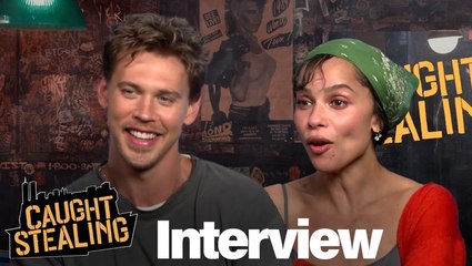 Austin Butler & Zoë Kravitz 'Caught Stealing' Interview