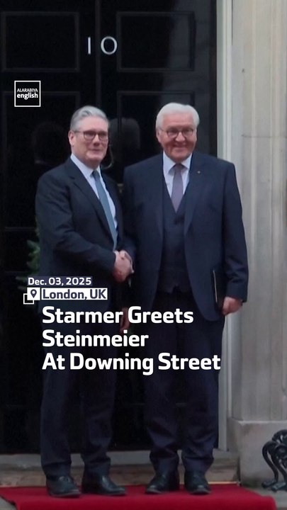 Starmer Greets Steinmeier At Downing Street